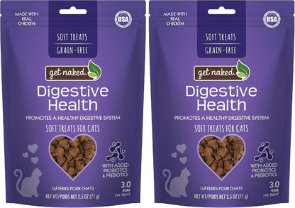 Get Naked 1 Pouch Furball Relief Soft Treats for Cats, 2.5 Oz(Pack of 1)10
