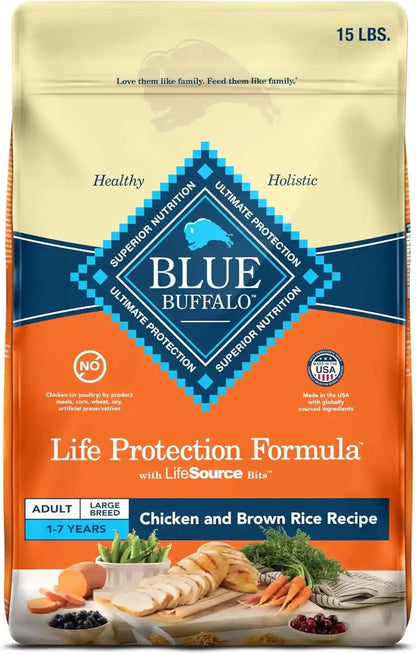 Blue Buffalo Life Protection Formula Chicken Large Adult Dog Food, 30 Lb | Real Chicken #1 Ingredient, Antioxidant-Rich Lifesource Bits, Glucosamine Supports Joint Health & Mobility in Large Breeds15