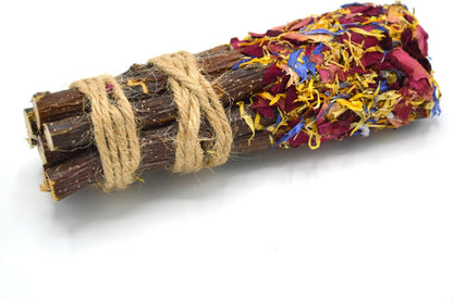 Oxbow Apple Stick Bouquet, Rabbit & Guinea Pig Toys, Bunny Enrichment Toys | Rabbit Chew Toys, Guinea Pig Enrichment, Guinea Pig Chew Toys, Rabbit Enrichment, Natural Materials, Small Pet Accessories3