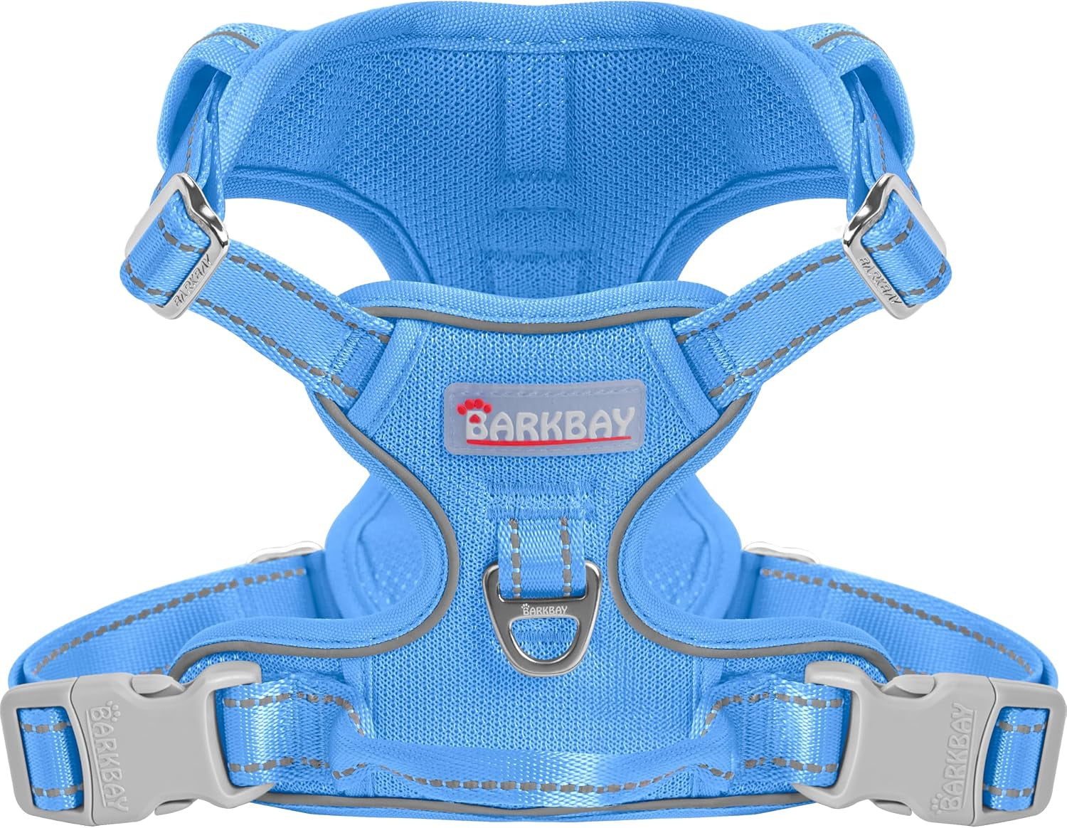 barkbay-no-pull-pet-harness-dog-harness-adjustable-outdoor-pet-vest-3m-reflective-oxford-material-vest-for-pink-dogs-easy-control-for-small-medium-large-dogs-l