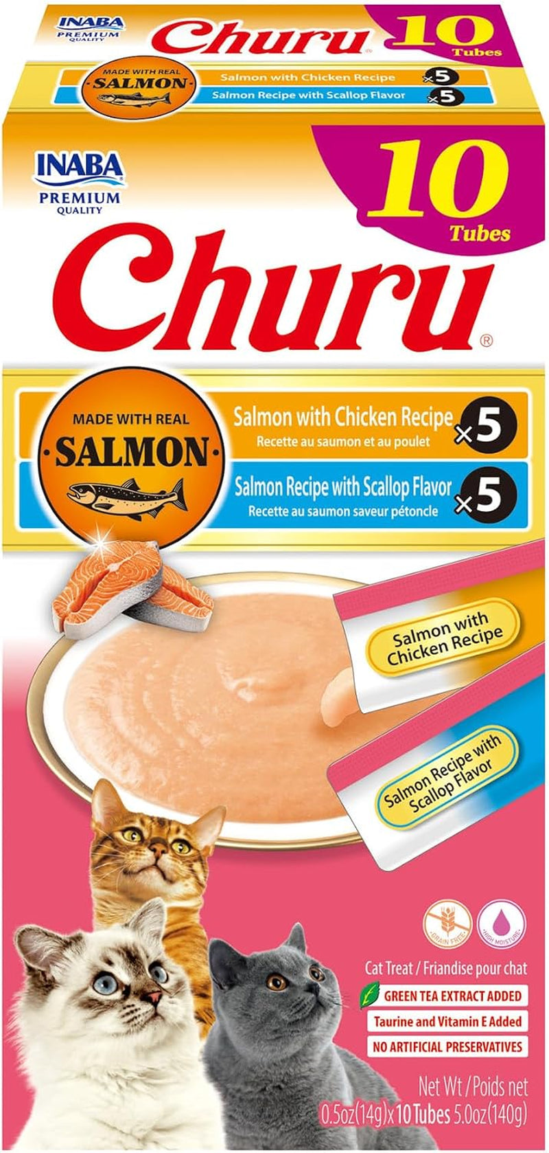 inaba-churu-cat-treats-lickable-squeezable-creamy-puree-cat-treat-with-green-tea-extract-taurine-0-5-ounces-each-tube-20-tubes-tuna-variety
