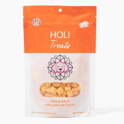 HOLI Freeze Dried Cheddar Cheese Dog Treats - 100% All Natural - Human Grade, Single Ingredient, Lactose Free - Grain Free, Gluten Free, Soy Free – (5 Ounce)9