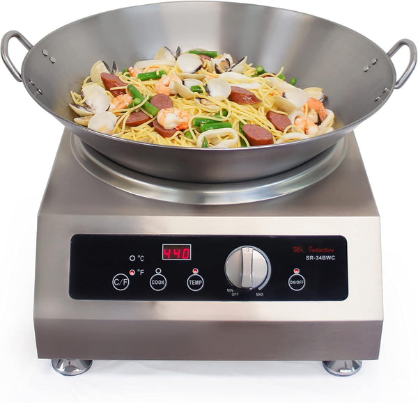 SL-PA450EA: 18″ Stainless Steel Wok (Induction Ready)4