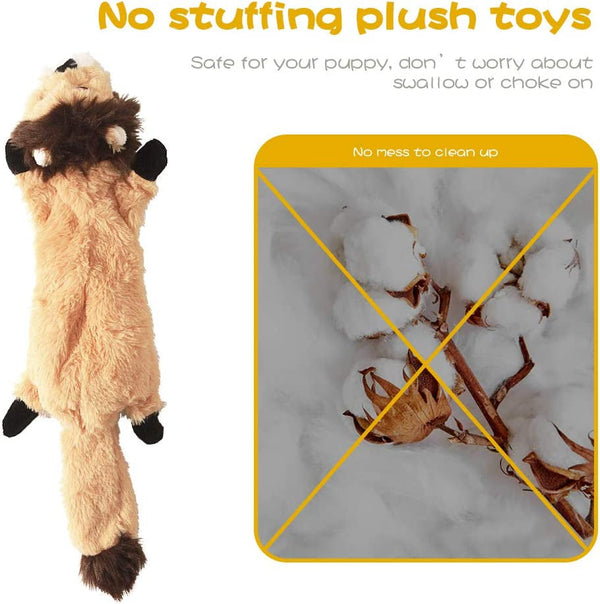 Dog Squeak Toys, No Stuffing Plush Dogs Chew Toy Bundle for Small Medium Large Breed Chewer Tough Durable Squeaky Pet Fetch Puppy Teething Chewing Interactive to Keep Them Busy Best Birthday Gift5
