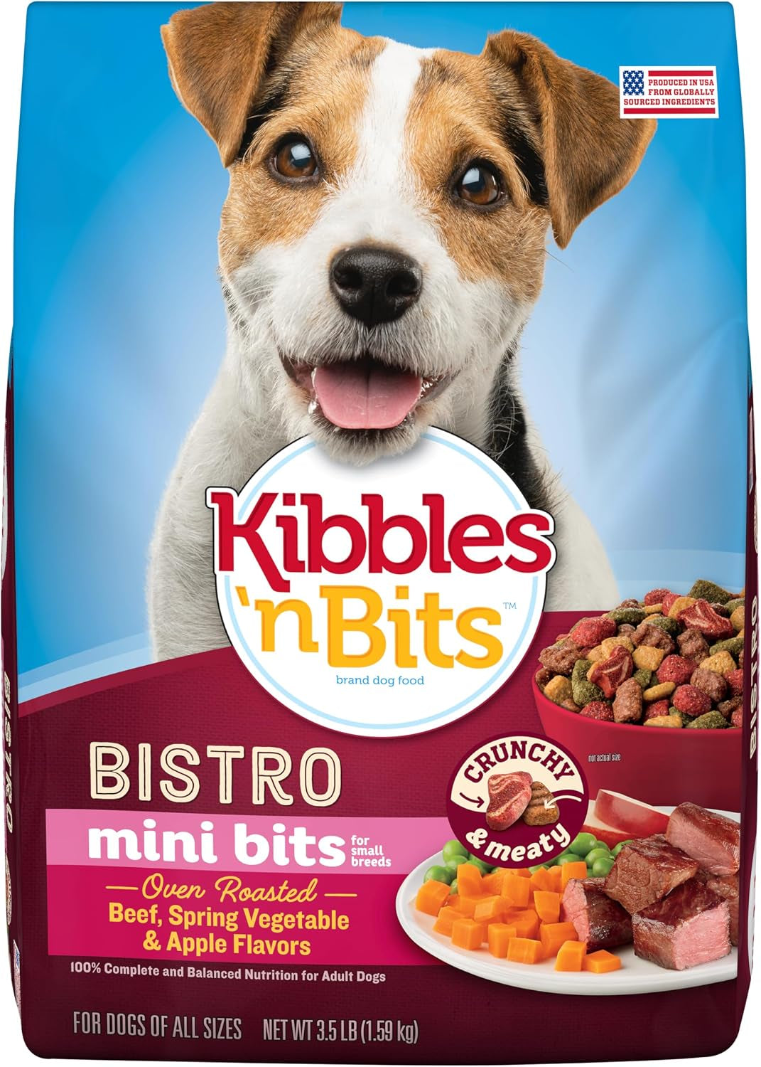 kibbles-n-bits-bistro-mini-bits-small-breed-dry-dog-food-oven-roasted-beef-spring-vegetable-apple-flavors-for-adult-dogs-16-lb-bag