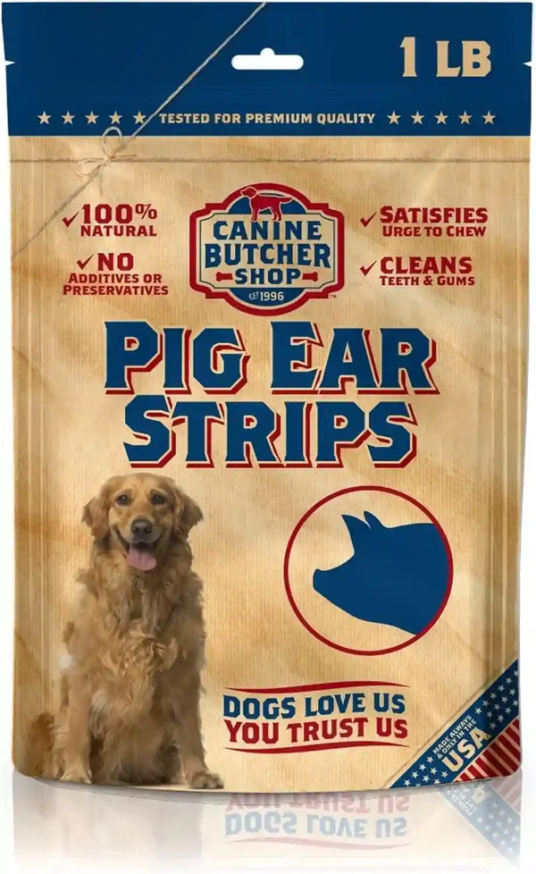Pig Ears for Dogs, Always USA Made (30-Pack), All Natural, Sourced in USA Pig Ears, Digestible Pork Dog Chew Treat | Slow Cooked & Dried, for Aggressive Chewers, Supports Dental Health, Satisfies Natural Chewing Instinct, Made in the USA9