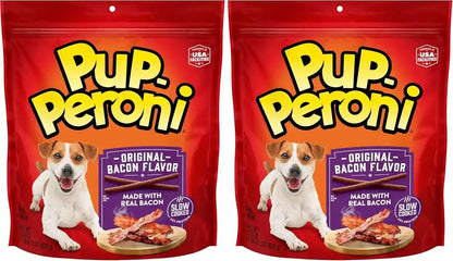 Pup-Peroni Dog Training Treats Made with Real Beef, 8 Bags (5.6 Oz. Each) | Slow Cooked 2.5+ Hours for a Tender Texture & Rich, Meaty Taste. 24% Protein. No Fillers. No Red 40.31