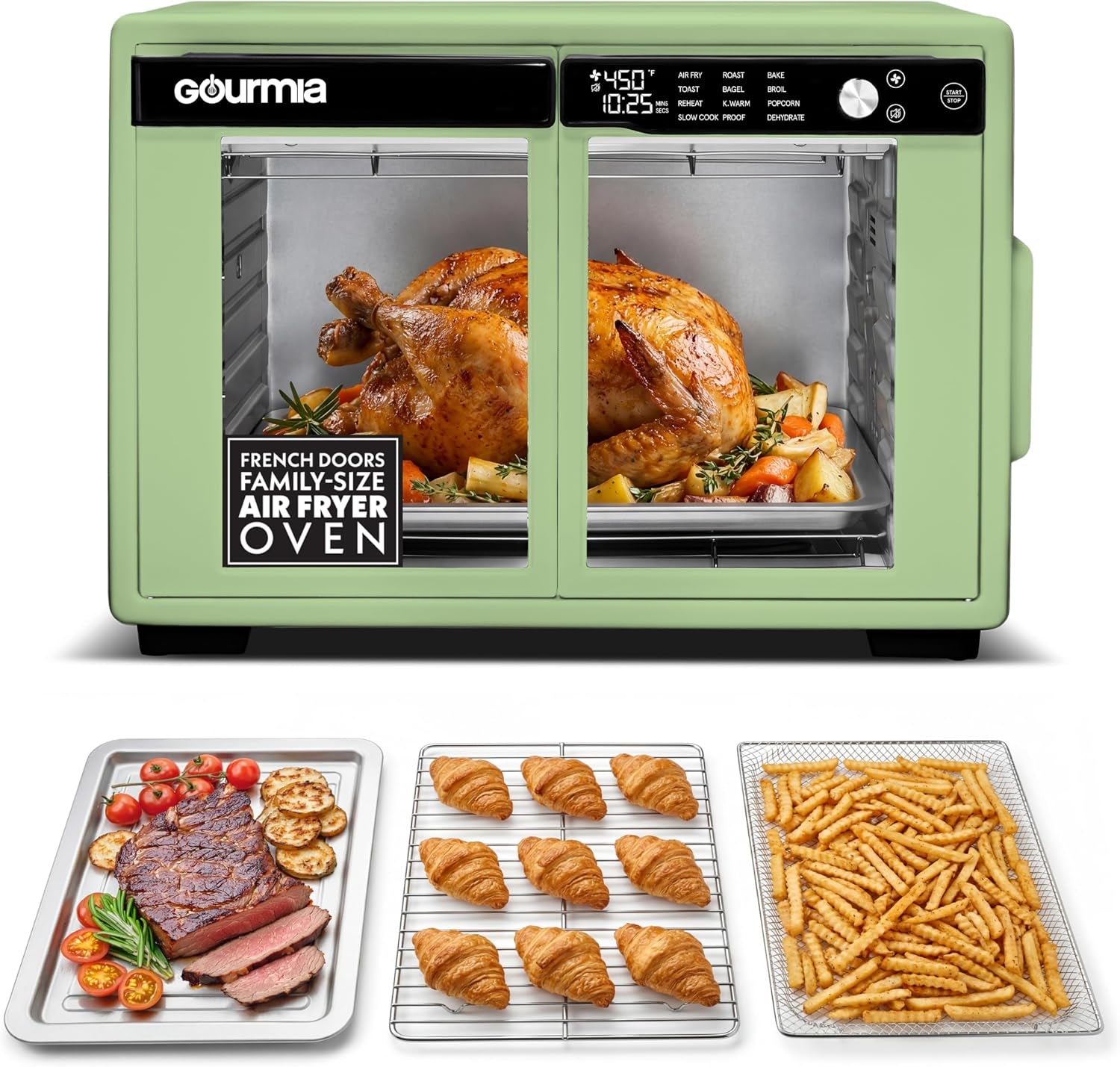 french-door-air-fryer-oven-37-qt-large-capacity-convection-toaster-oven-fryforce-360-digital-display-12-cooking-presets-dehydrate-fits-13-pizza-dishwasher-safe-green