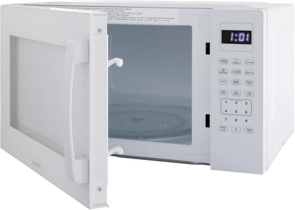 Microwave Oven 1000-Watts Countertop Compact with 9 Pre-Set Cooking Settings, Speed Defrost & by Weight, Electronic Control Panel and Glass Turntable, 1.5-Cu.Ft., White6