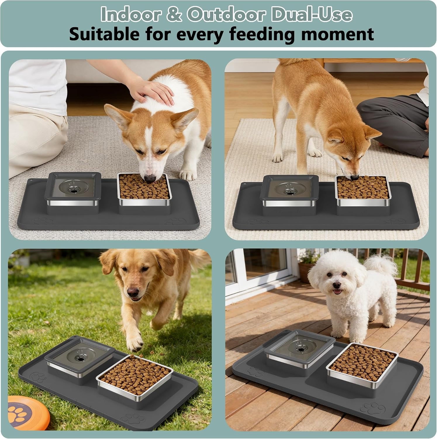 dog-bowl-set-no-spill-dog-water-and-food-bowl-with-silicone-mat-large-capacity-304-stainless-steel-bowls-2-in-1-set-slows-drinking-anti-slip-silicone-feeding-mat-home-travel-6-7-cups