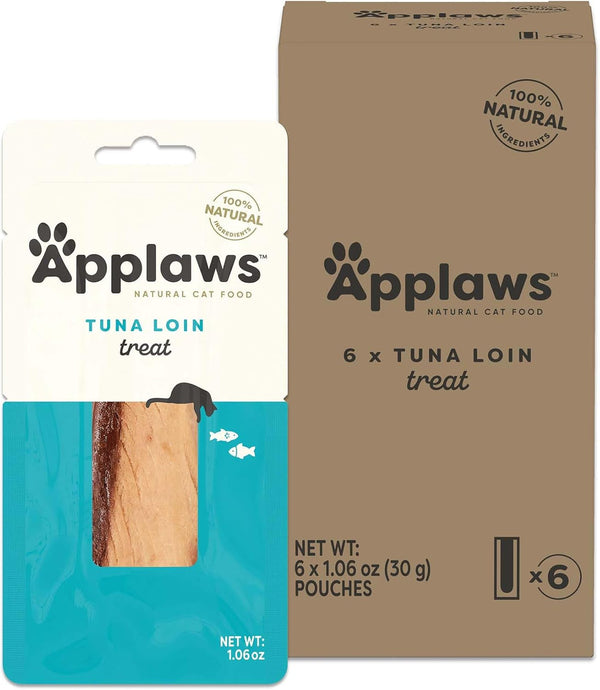 Applaws Whole Tuna Loin Grain Free Cat Treats 12-Pack 1.06 Oz | 100% Natural, High Quality, Single Ingredient, Grain Free, High Protein, Freeze Dried, No Fillers, No Artificial Additives8