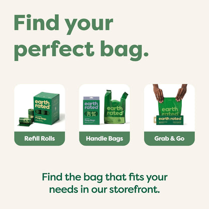Earth Rated Dog Poop Bags on Refill Rolls, 315 Bags, Unscented | Guaranteed Leak Proof and Extra Thick Waste Bag Refill Rolls6