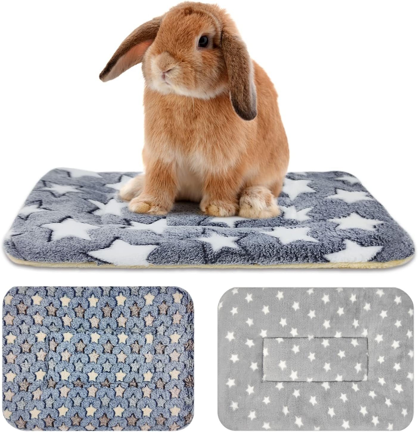 3pcs-rabbit-bed-soft-bunny-bedding-fleece-guinea-pig-blanket-warm-plush-sleeping-mat-cage-liner-for-hamster-ferret-squirrel-hedgehog-rat