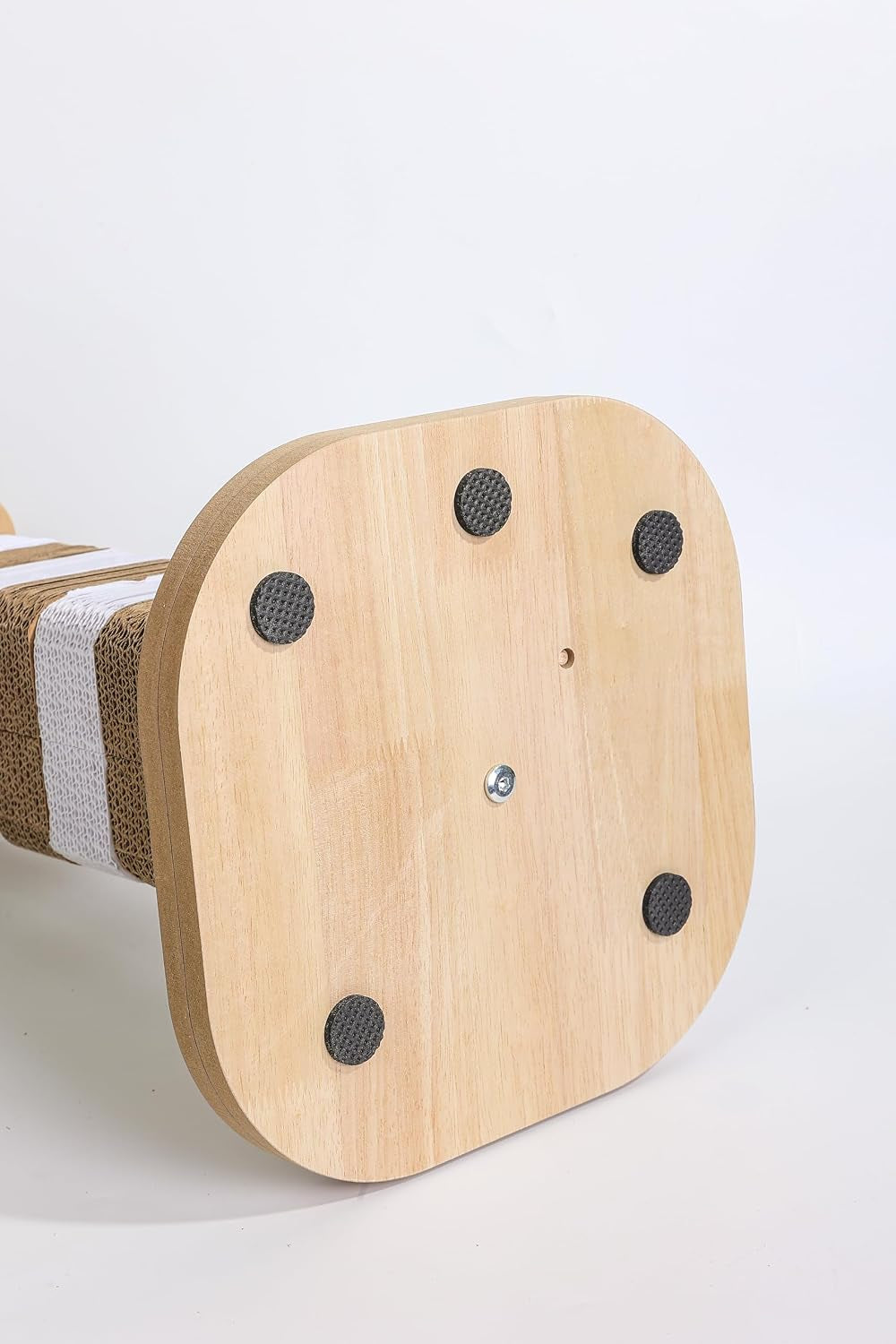 cat-scratching-post-for-indoor-cats-23-6-inch-tall-cardboard-cat-scratcher-pad-for-kittens-cats-multi-surface-scratching-board-easy-assembly-protects-furniture
