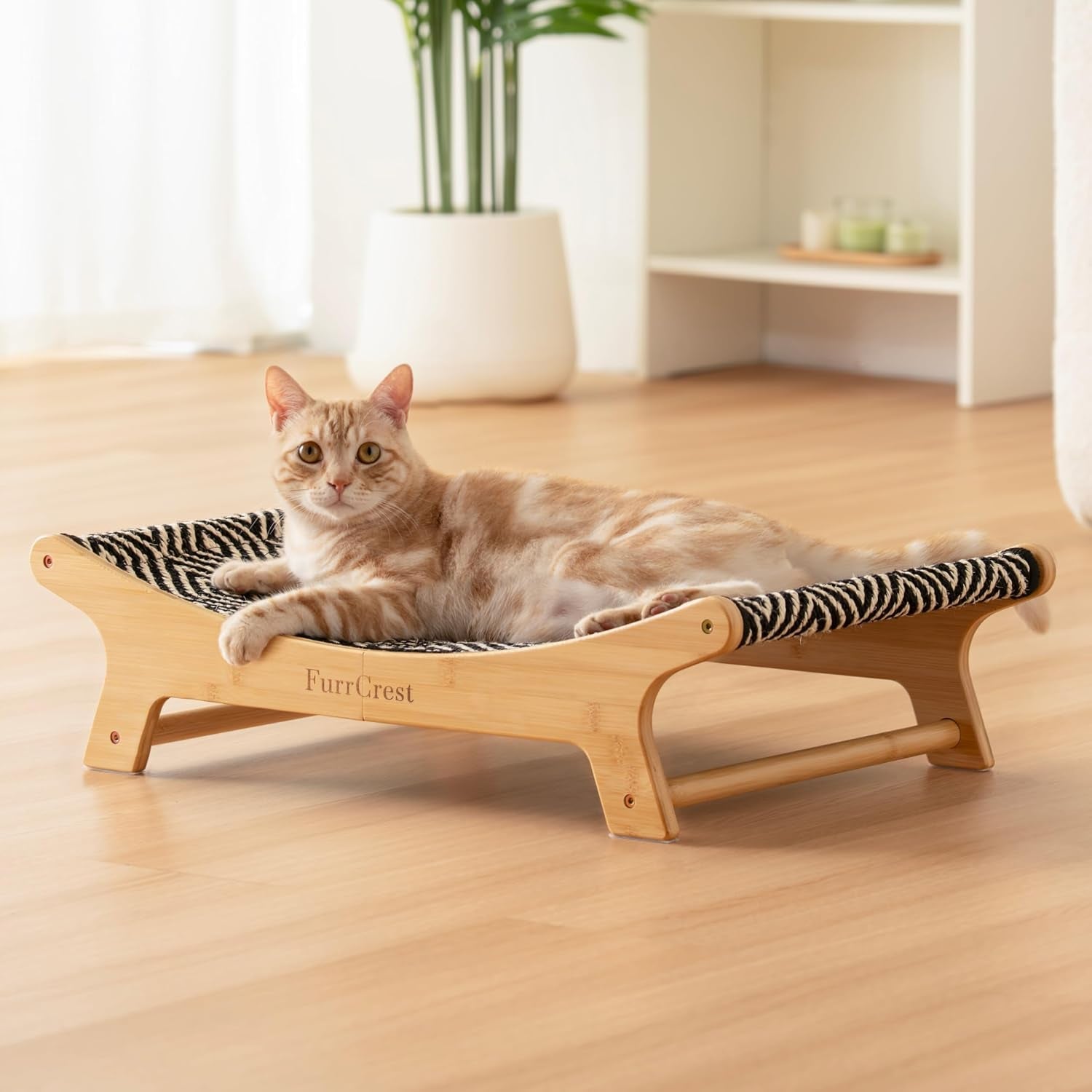 xl-sisal-cat-scratcher-bed-with-elevated-hammock-for-indoor-cats-replaceable-natural-sisal-pad-large-cat-lounge-anti-slip-no-wobble-bamboo-frame-olive-green