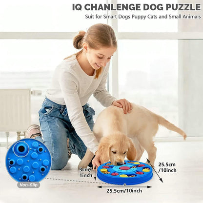 Dog Puzzle Toys Interactive Toy for Puppy IQ Stimulation &Treat Training Games Treat Dispenser for Smart Dogs, Puppy &Cats Fun Feeding (Level 1-3)5