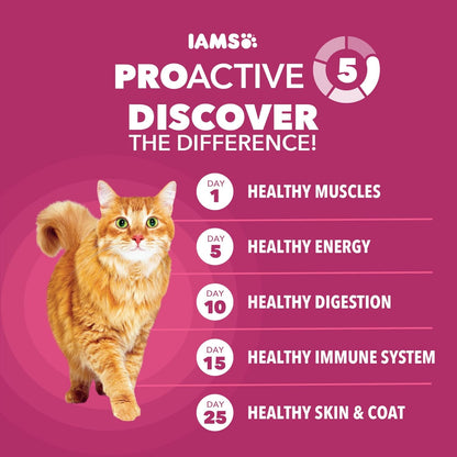 IAMS Proactive Health Urinary Tract Health Dry Cat Food, Chicken, 22 Lb | Veterinarian-Recommended, Real Chicken #1 Ingredient, Reduces Urinary Ph, Antioxidants, Antioxidants for Immune Support5