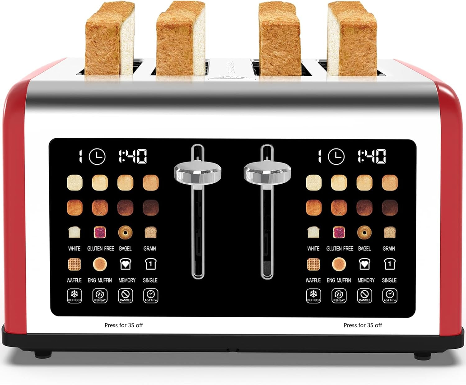 4-slice-toaster-touch-screen-stainless-steel-toasters-digital-timer-dual-control-panel-toasters-8-shade-settings-6-bread-types-for-bagel-cancel-defrost-1650w-red