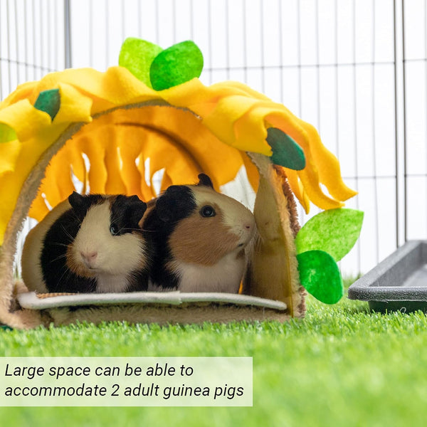 Guinea Pig Hideout, Fleece Tunnel House Small Pet Cage Accessories | Soft Play & Sleep Small Animal Hideout Tube, Cozy Bed Nest for Hamster Rat Chinchilla Hedgehog4