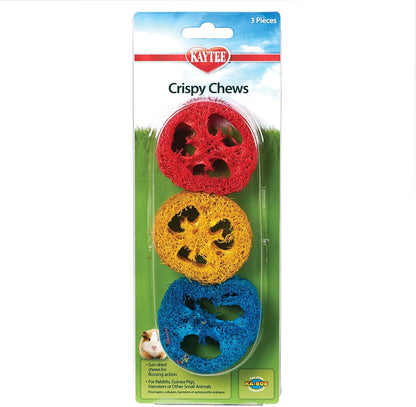 Kaytee Crispy Chews 3-Pack for Pet Rabbits, Chinchillas, Guinea Pigs, Rats and Other Small Animals1