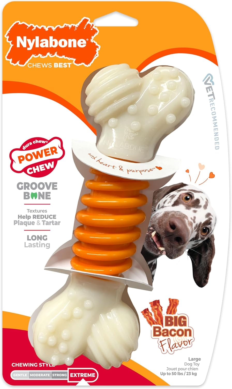 nylabone-power-chew-dental-groove-bone-dog-chew-toy-flavor-medley-small-teeth-cleaning-textures-durable-dog-toys-for-aggressive-chewers-discourages-destructive-chewing-for-dogs-up-to-25-lbs