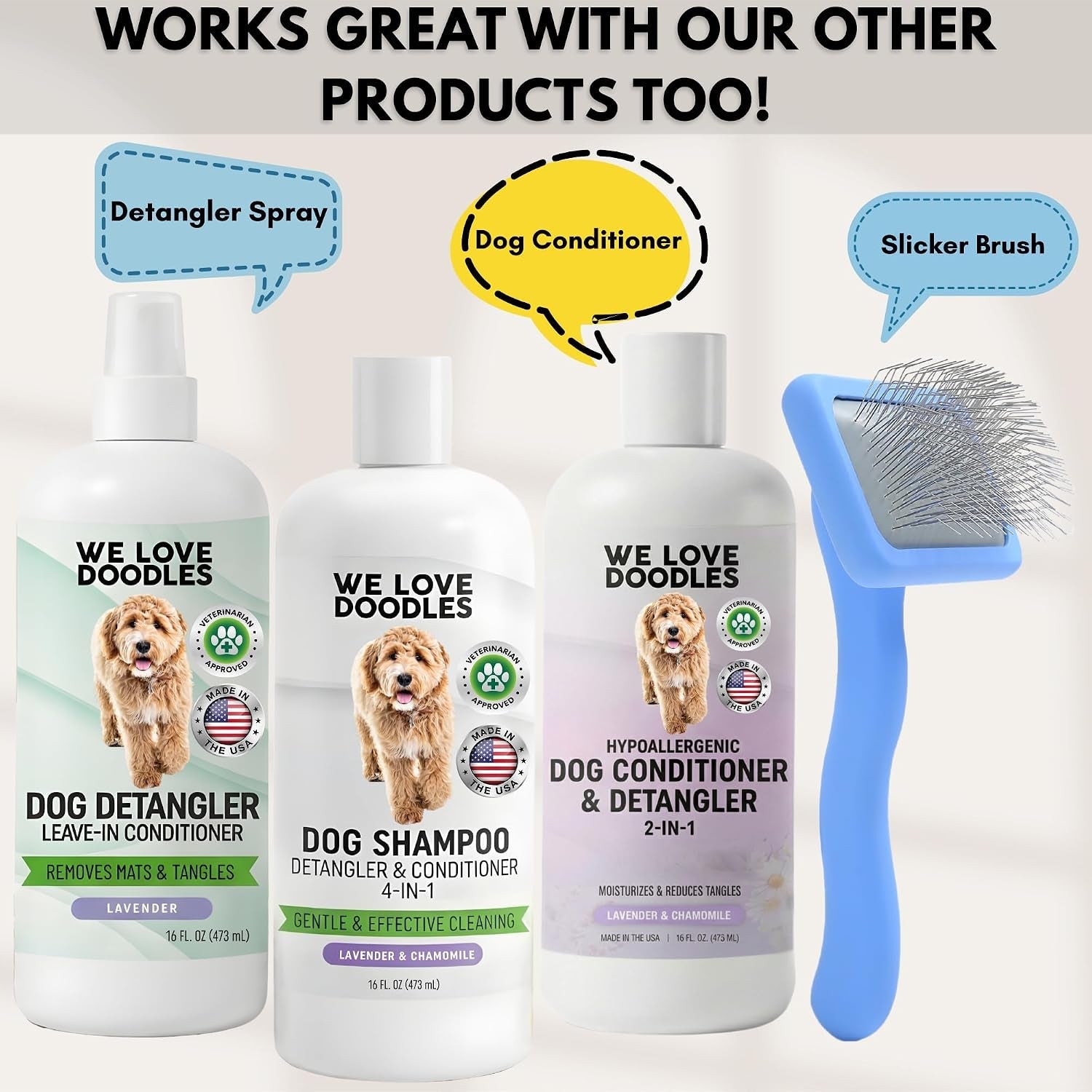 dog-shampoo-conditioner-detangler-hypoallergenic-tearless-lavender-16oz-for-sensitive-itchy-skin-best-shampoo-for-smelly-dogs-goldendoodle-poodle-doodle-puppy-pet-wash-soap-usa-made-4-in-1