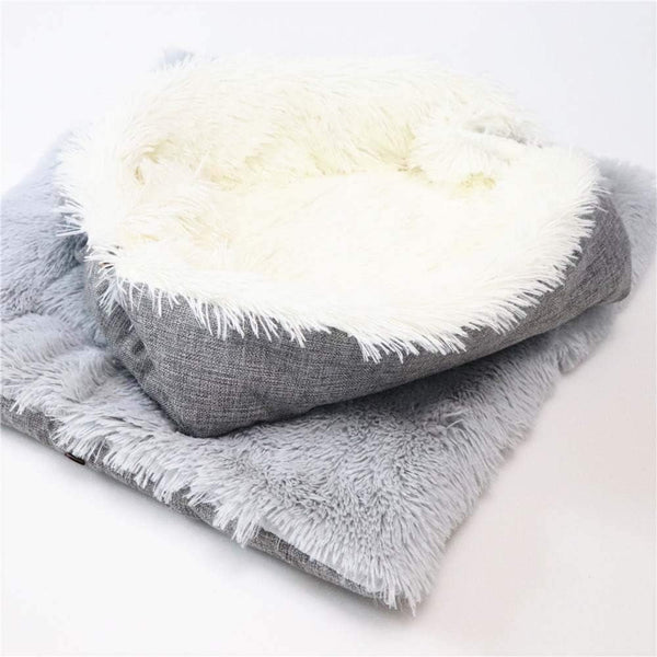 Cat Litter Pet Kennel Cat Pad Cushion Dual-Use Long-Haired South Korea Velvet Autumn and Winter Nest Cat Litter Mattress Pet Pad 61Cm X Cm 517