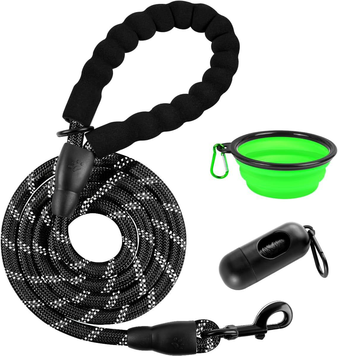 barkbay-dog-leashes-for-large-dogs-heavy-duty-dog-leash-4-5-6-ft-with-comfortable-padded-handle-and-highly-reflective-threads-for-medium-large-dogs-walking-training-running-5ft-1-2-pink