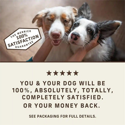 Merrick Power Bites Salmon Recipe Healthy Dog Treats, Real Salmon Grain-Free Dog Snacks, 6 Oz Bag10