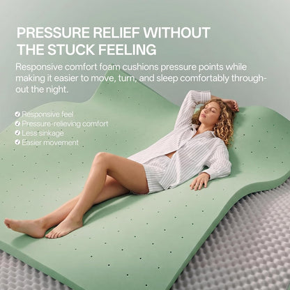 Queen Size Mattress 12 Inches Medium Firm Hybrid, Undisturbed Sleep | Breathable Hybrid Comfort with Responsive Support, Motion Isolation, Reinforced Edges, and Certipur-Us Certified Foam.4