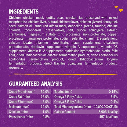 Stella & Chewy'S Raw Coated Cat Food - High Protein, Grain-Free Kibble with Cage-Free Chicken - Premium Digestive Support with Probiotics - Natural Small Kibble - Perfect for Picky Eaters - 10 Lb Bag3