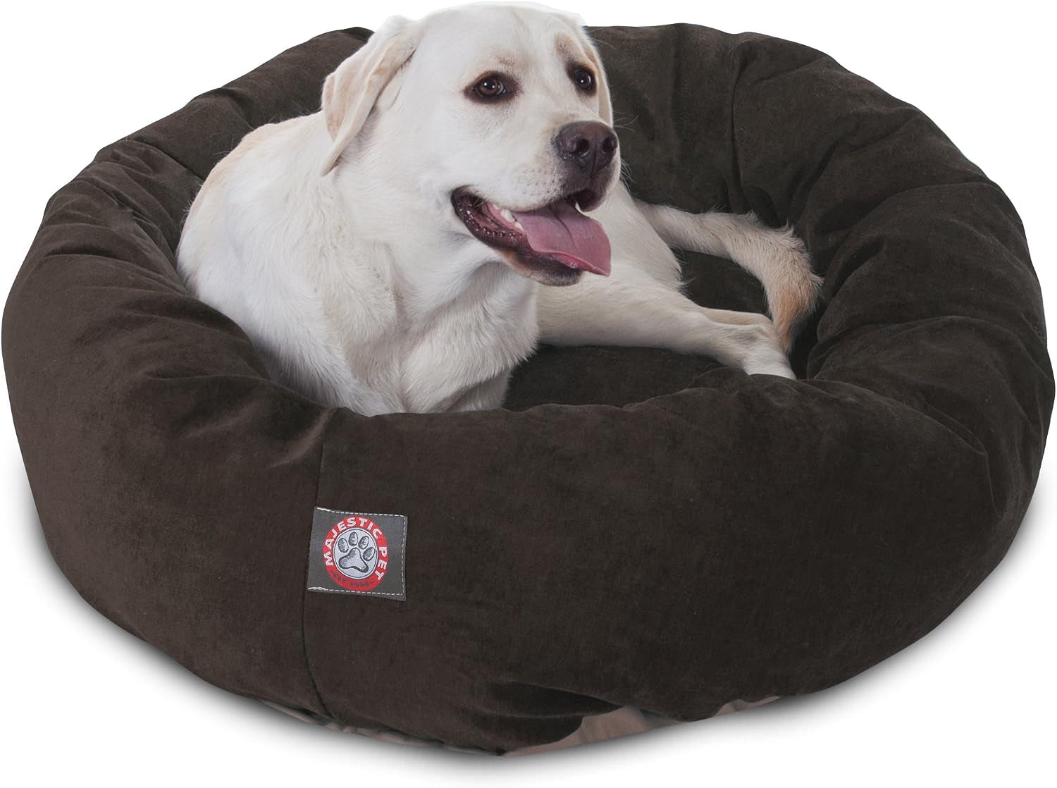 majestic-pet-40-inch-micro-velvet-calming-dog-bed-washable-cozy-soft-round-dog-bed-with-spine-for-head-support-fluffy-donut-dog-bed-40x29x9-inch-round-pet-bed-large-pearl