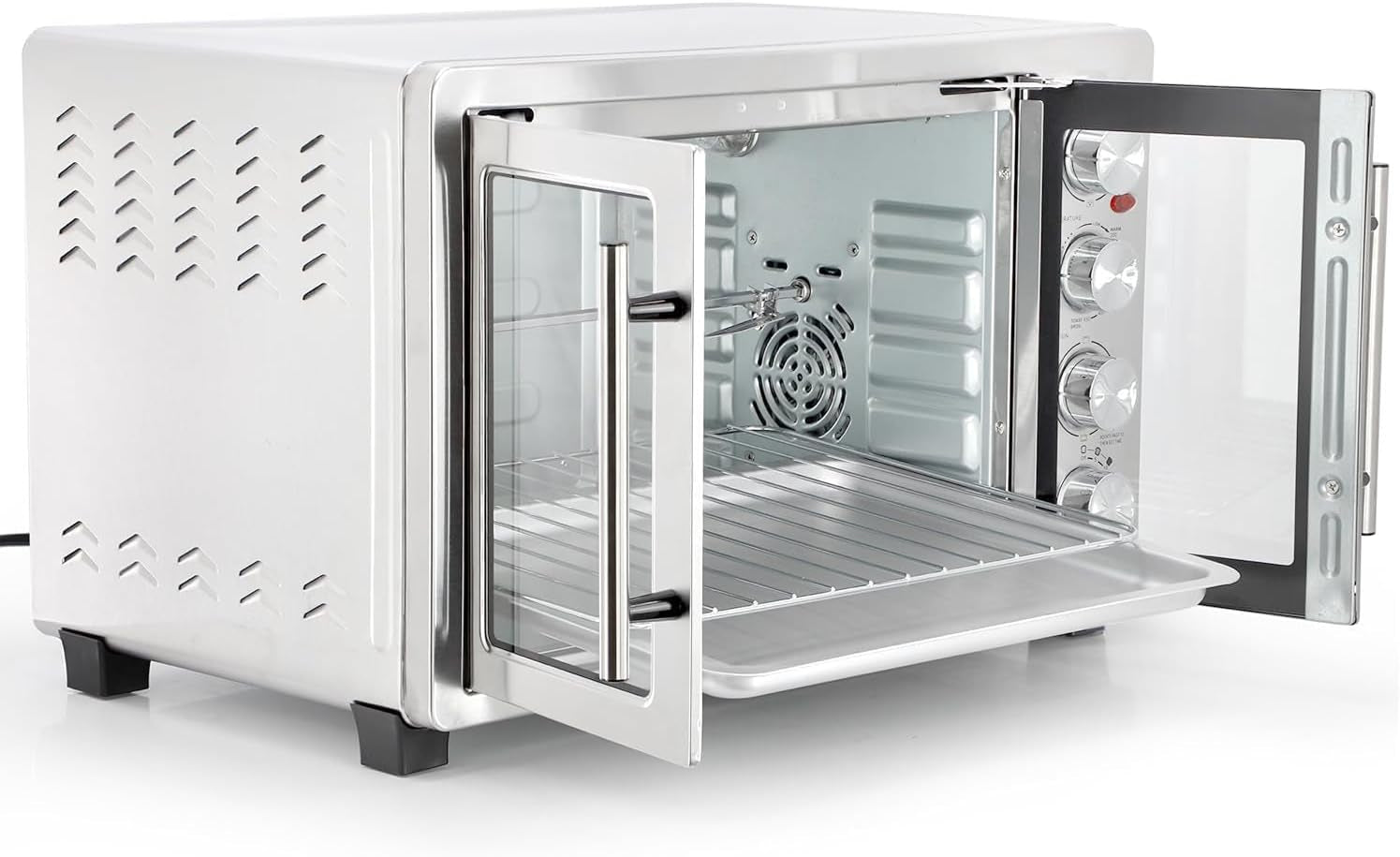 47-6-quart-french-door-countertop-convection-oven-with-rotisserie-stainless-steel-toaster-oven-with-timer-bake-tray-and-accessories