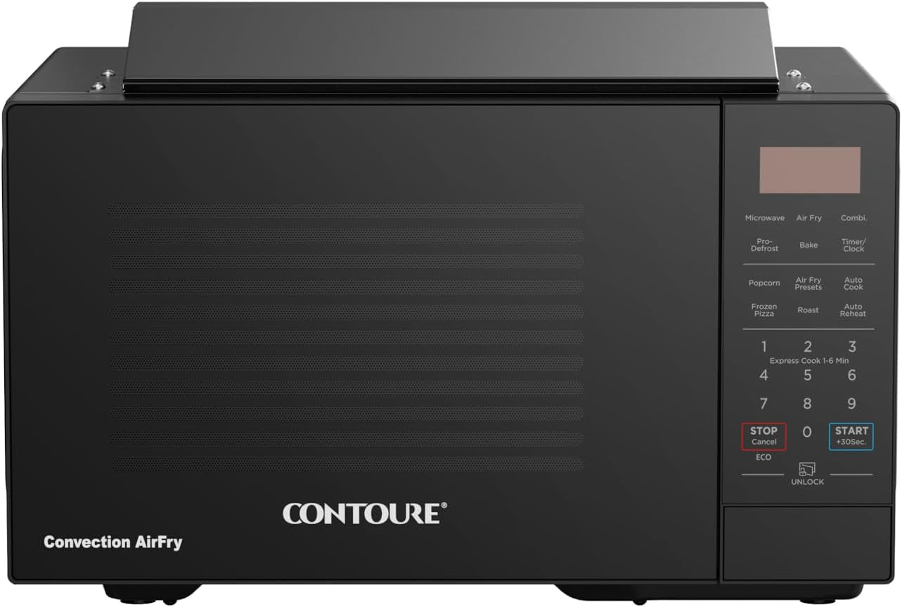 air-fry-convection-microwave-0-9-cu-ft-black-900w-microwave-with-1200w-grill-and-convection-cooking-led-touch-controls-10-5-in-turntable-trim-kit-sold-separately