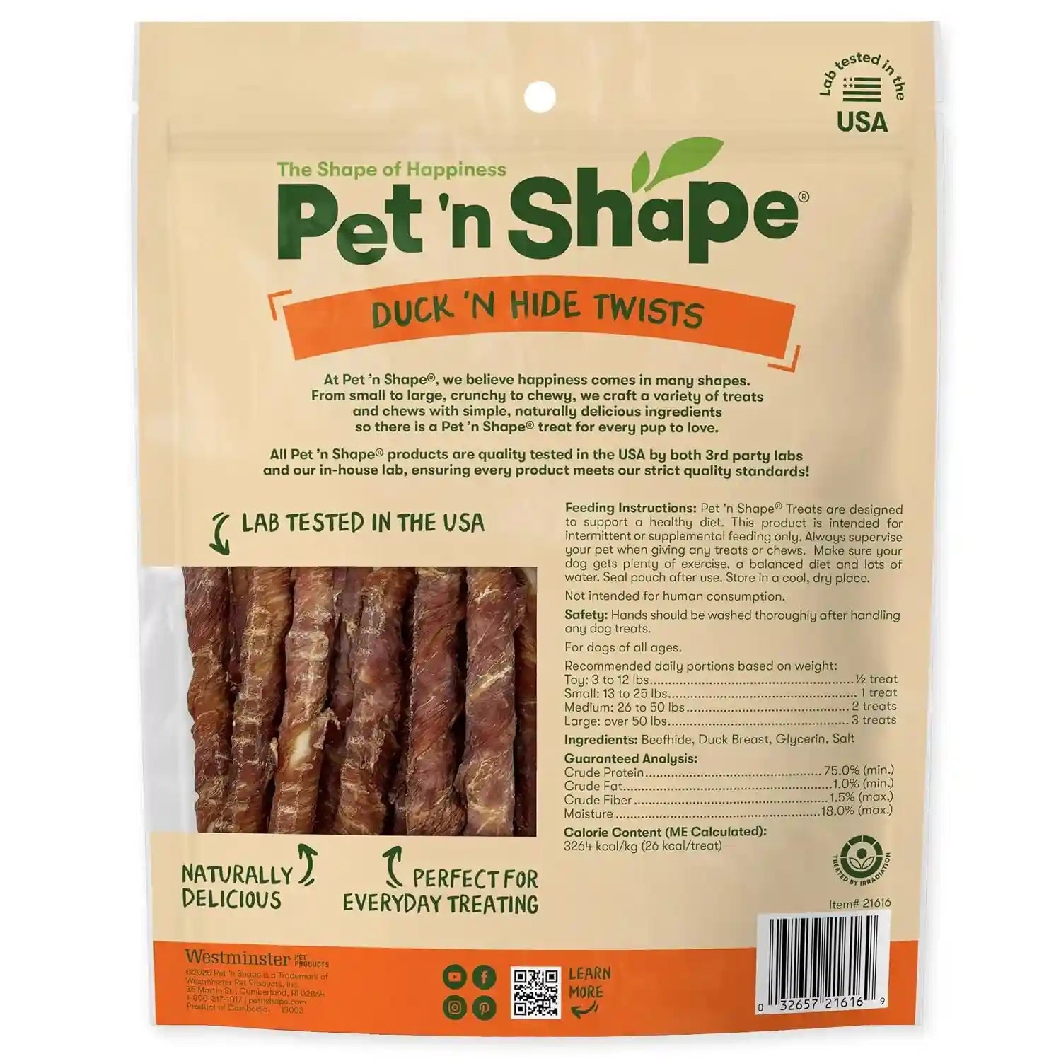 pet-n-shape-duck-n-hide-twists-duck-wrapped-rawhide-natural-dog-treats-small-1-pound-pack-of-1