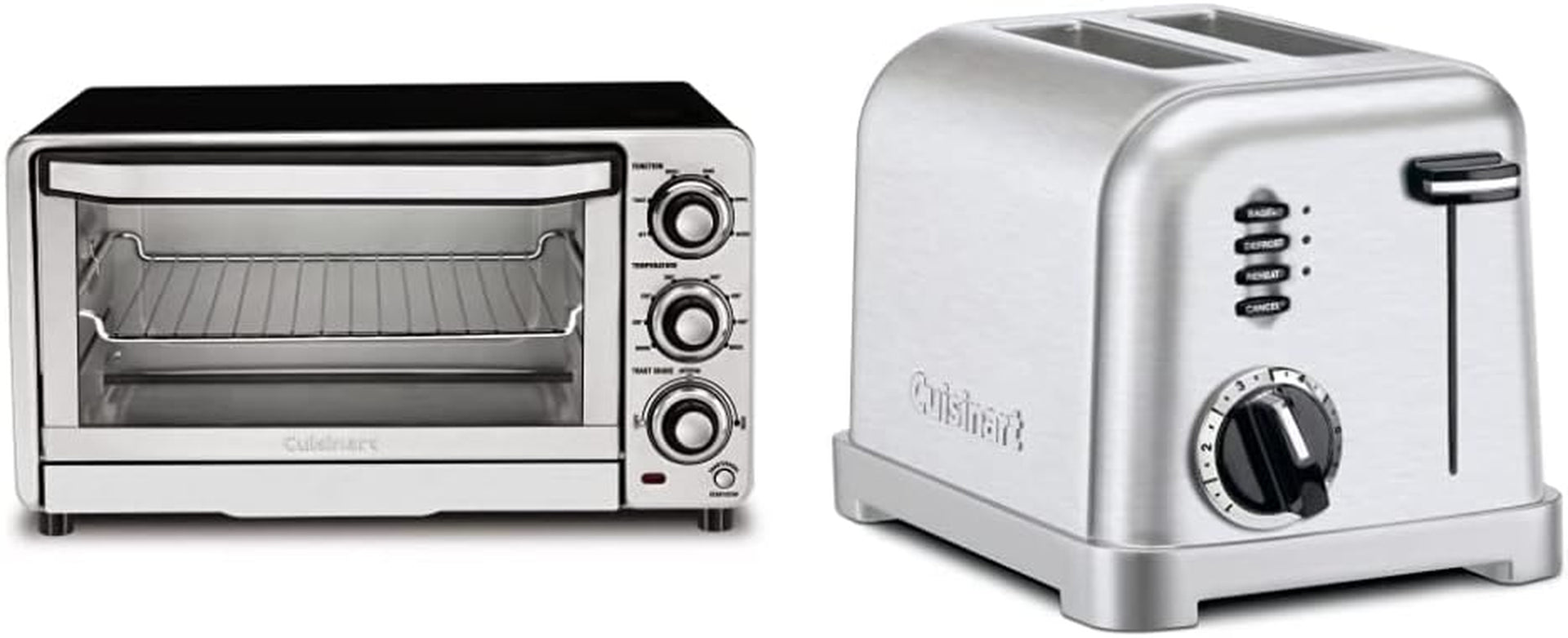 tob-40n-custom-classic-toaster-oven-broiler-17-inch-black-cpt-160-metal-classic-2-slice-toaster-brushed-stainless