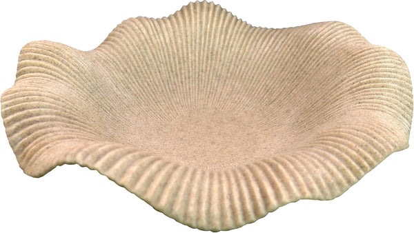 Large Decorative Bowl Decor, Decorative Bowls for Modern Home Decor,Stylish Key Bowl for Entry Table,Decorative Fruit Bowls for Kitchen Counter (11" Beige)1