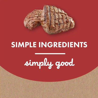 Buddy Biscuits Softies 5 Oz Pouch, Grain-Free Soft & Chewy, Natural Grilled Beef Flavor Dog Treats, Oven Baked in the USA5