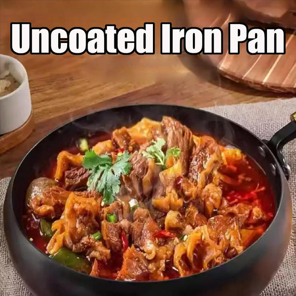 2026 New Japanese Cast Iron Cookware, Japanese Cast Iron Pot, Hand-Forged Non Stick Uncoated Iron Pan Wok with Lid, Woks & Stir-Fry Pans, for Gas and Induction Stoves (Hammer, 11In)5