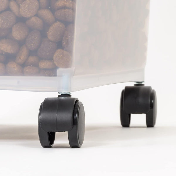 Amazon Basics Airtight Pet Food Storage Container with Scoop, BPA Free, Removable Wheels, 69 QT, Gray9