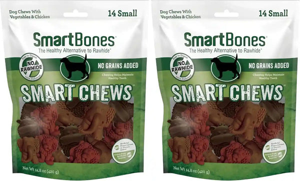 Smartbones Smart Chews, Rawhide Free Dog Chews, Treats for Dogs Made with Real Chicken and Vegetables, 14 Count Small7