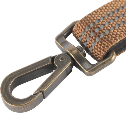 Carhartt Pet Durable Nylon Webbing Shock Absorbing Leash for Dogs, Reflective Stitching for Visibility, Carhartt Brown (Shock Absorbing), Large3