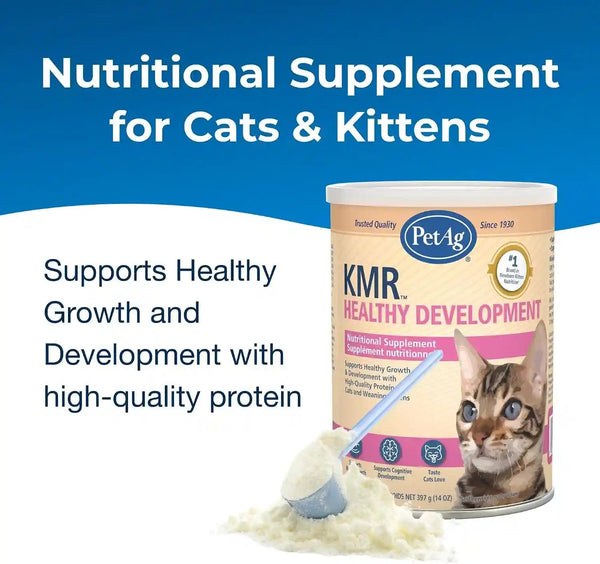 Petag KMR Healthy Development - 14 Oz - Great Tasting Nutritional Supplement for Cats and Weaning Kittens3