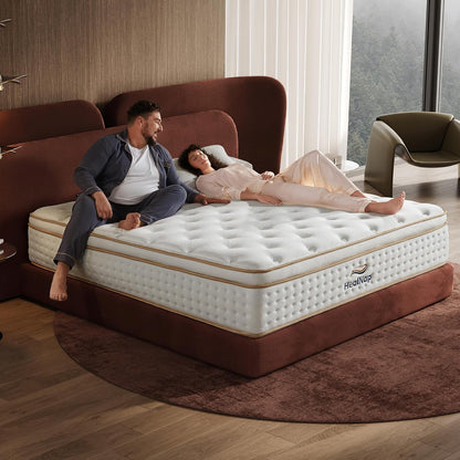Hybrid Mattress in a Box Memory Foam Mattress Full Size 12Inch | Firm, Individual Pocket Spring, Upgrade Zoned Support, Medium Firm Memory Fat Mattress1