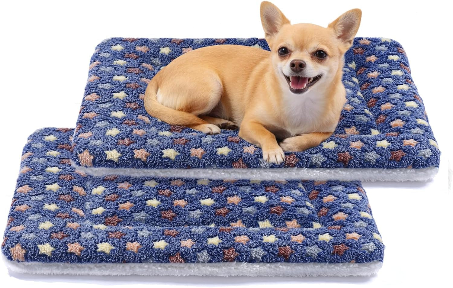 mora-pets-cat-bed-dog-crate-pad-ultra-soft-pet-bed-with-cute-star-print-washable-crate-mat-for-small-dogs-and-indoor-cats-reversible-fleece-dog-kennel-pad-cat-carrier-mat-14-x-17-5-inch-grey