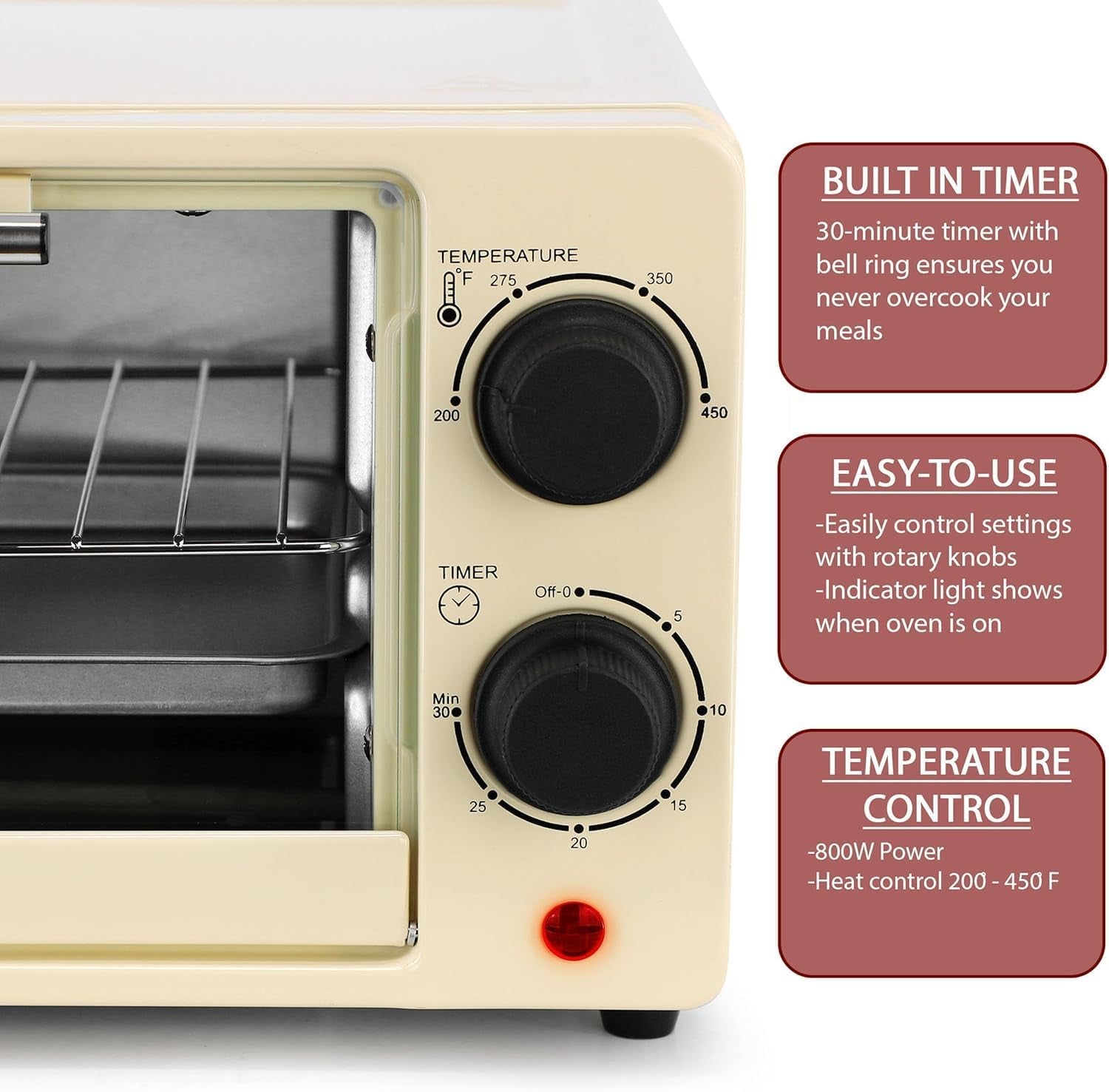 9-5-quart-electric-countertop-toaster-oven-compact-red-kitchen-oven-with-adjustable-temperature-quartz-heating-cream