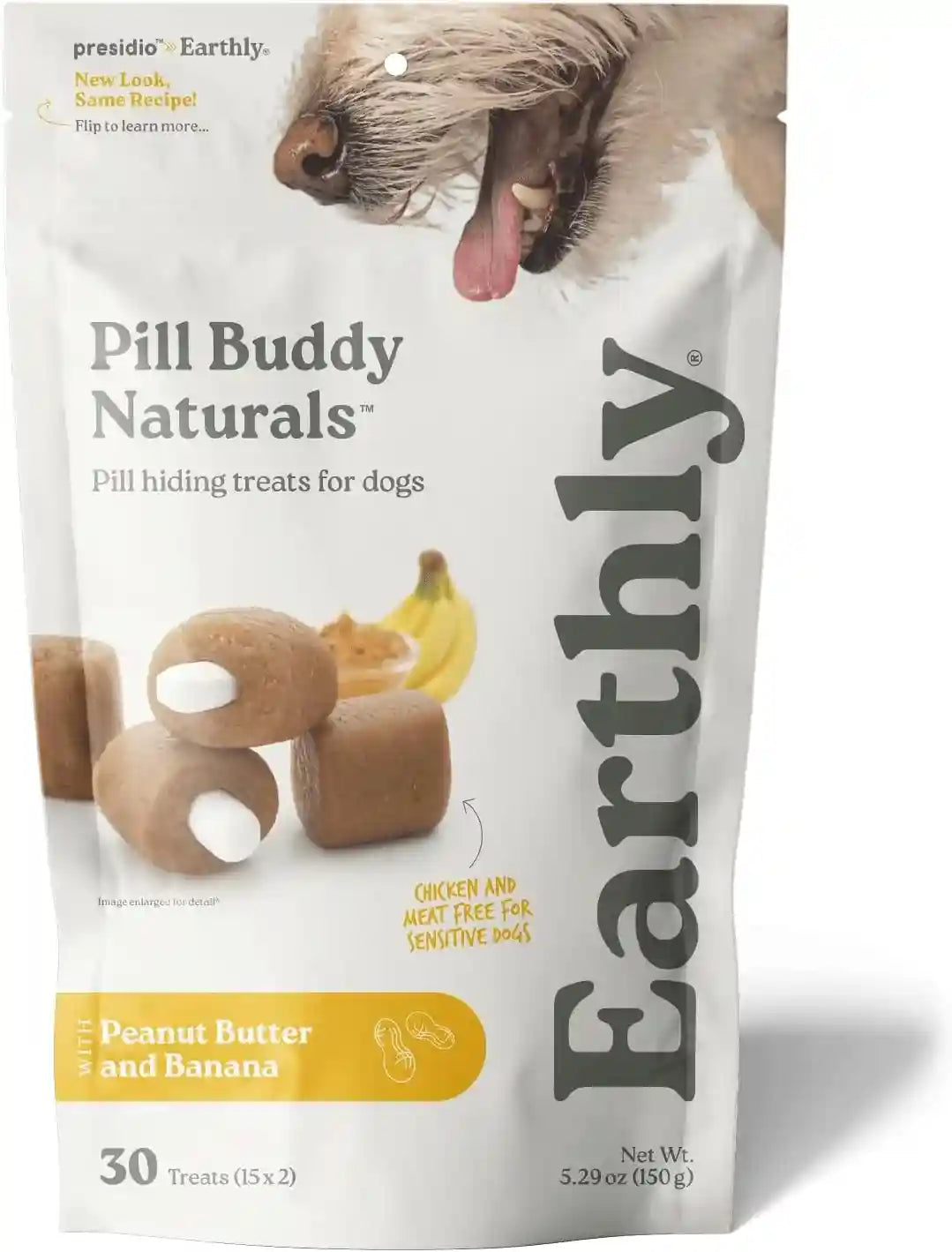 presidio-earthly-pill-buddy-naturals-pb-apple-recipe-pill-hiding-treats-for-dogs-make-a-perfect-pill-concealing-pocket-or-pouch-for-any-size-medication-30-servings