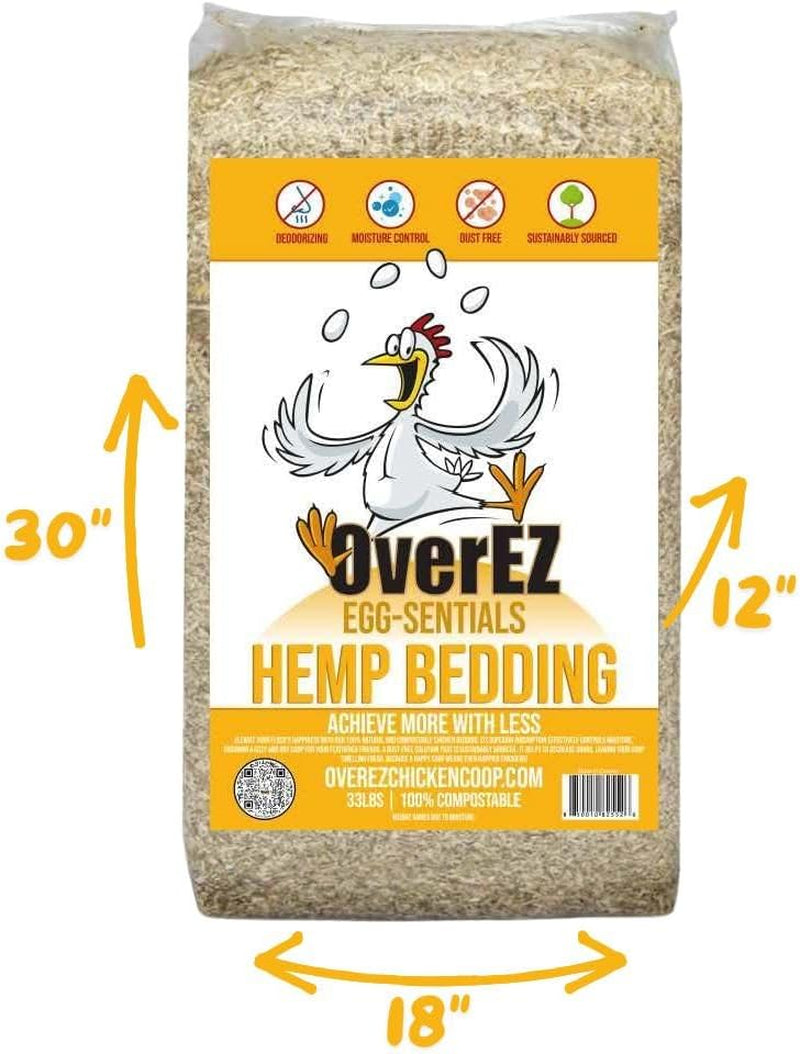 33lbs-overez-hemp-chicken-bedding-made-from-100-natural-hemp-super-absorbent-eco-friendly-eggcellent-odor-control-and-dust-free