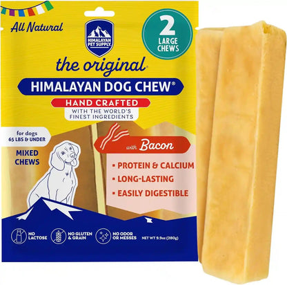 Himalayan Dog Chew, the Original Yak Cheese Dog Chews, 3 Large/Xl Yak Chews12
