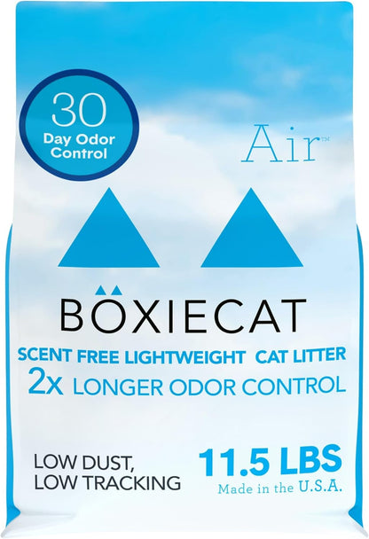 Boxie Unscented Lightweight Cat Litter 30 Day Odor Control Dust Free 6.5 Lb17